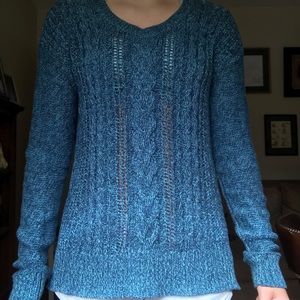 Prince and Fox Greenish Blueish Sweater